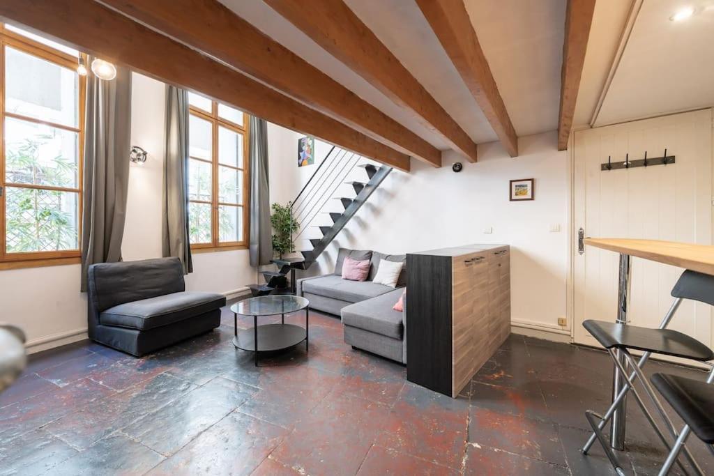 La Carterie, Beau T1 Mez, Clim, Centre Historique Apartamento
